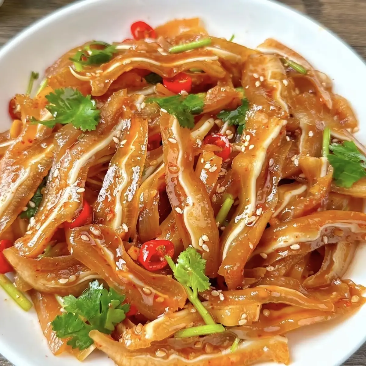 pig ear in chili oil 红油猪耳